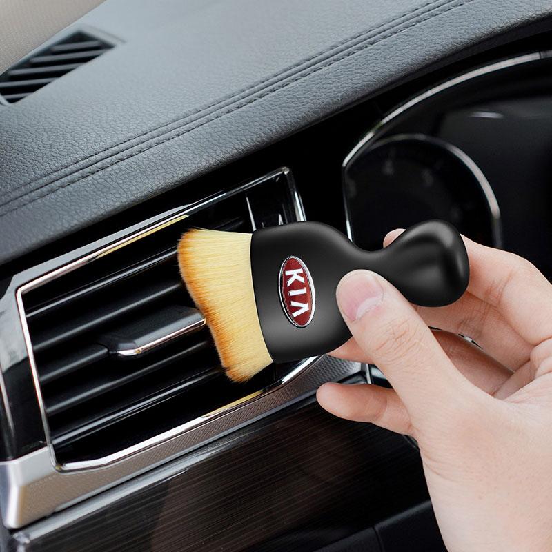 Car Air Conditioner Air Outlet Cleaning Soft Brush Car Washing Cleaning Tool For KIA Sportage Ceed Rio 3 4 K2 K3 K4 K5 K6 K7 K8 Picanto Sorento Optima