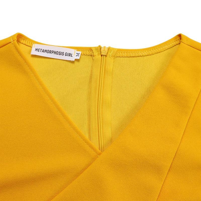 Women's Summer Fashion Temperament V-neck Dress