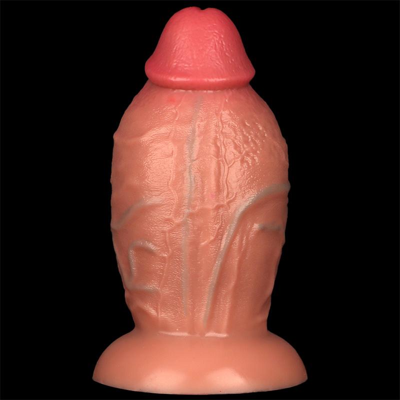23*10CM Plug anal supradimensionat Penis Silicon lichid Simulare dublă duritate Penis supradimensionat Jucărie sexuală pentru adulți