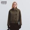 Teenie Weenie Women's Stand Collar Wool Blend Jacket