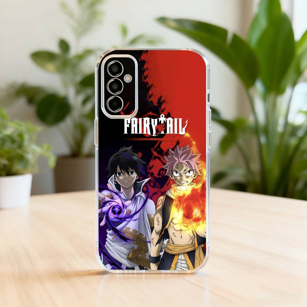 

N-Natsu F-Fairy D-Dragneel T-Tail-es Phone Case For SamsungA10,12,20,21S,30,31,40,50,51,52,70,71 Transparent Cover Samsung a714g