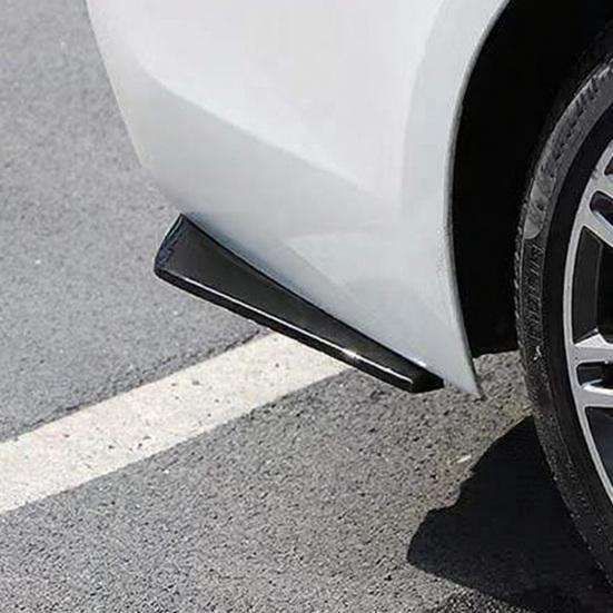 Universal Rear Bumper Lip Spoiler ABS Carbon Fiber Style Diffuser Easy Installation