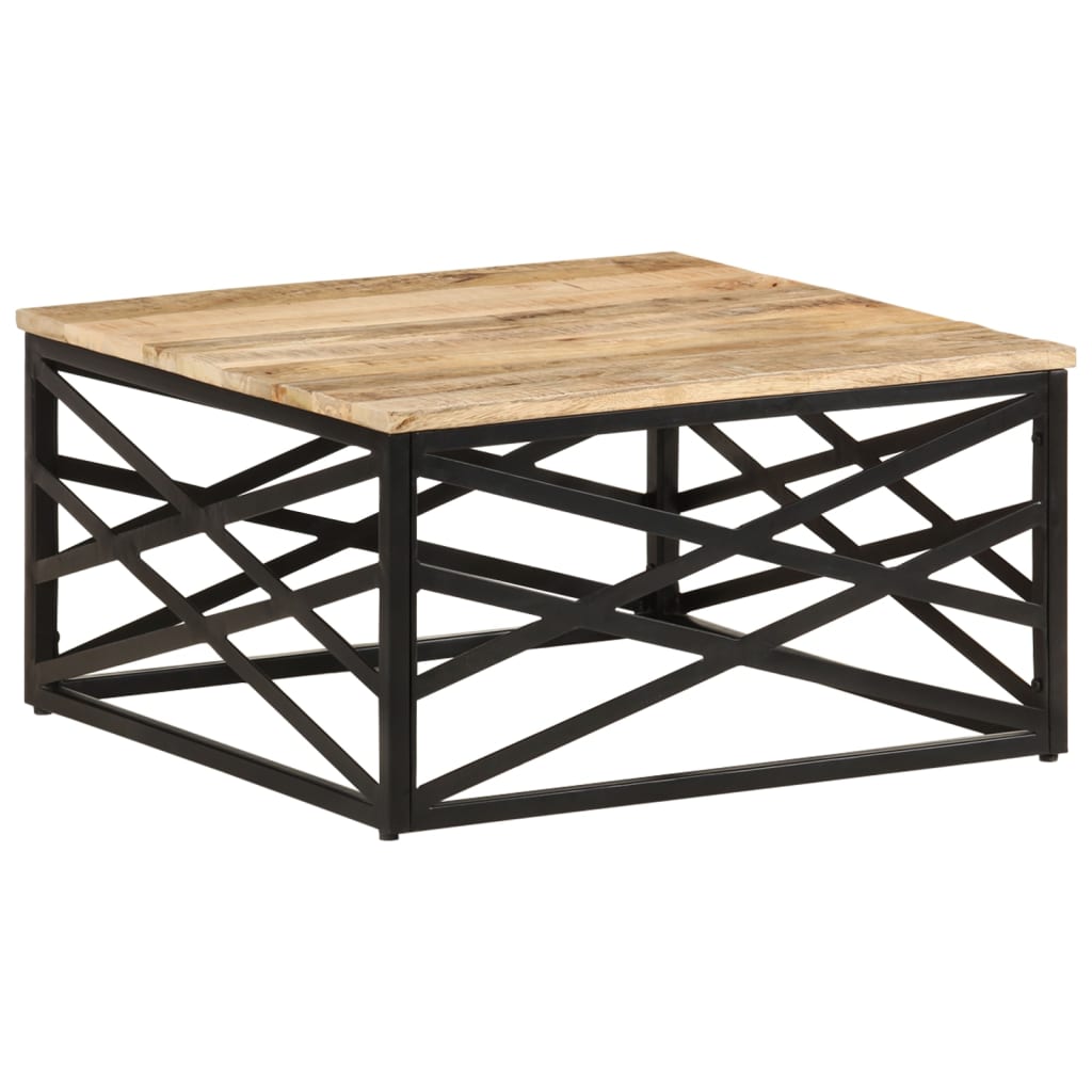 Coffee Table, 68X68X35 Cm, Solid Mango Wood