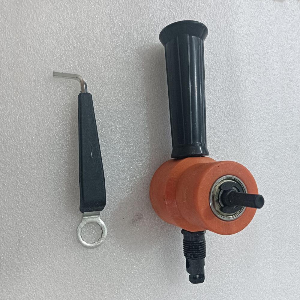 Dual Head Metal Sheet Nibbler Hole Saw Cutter Cutting Electric Drill Attachment