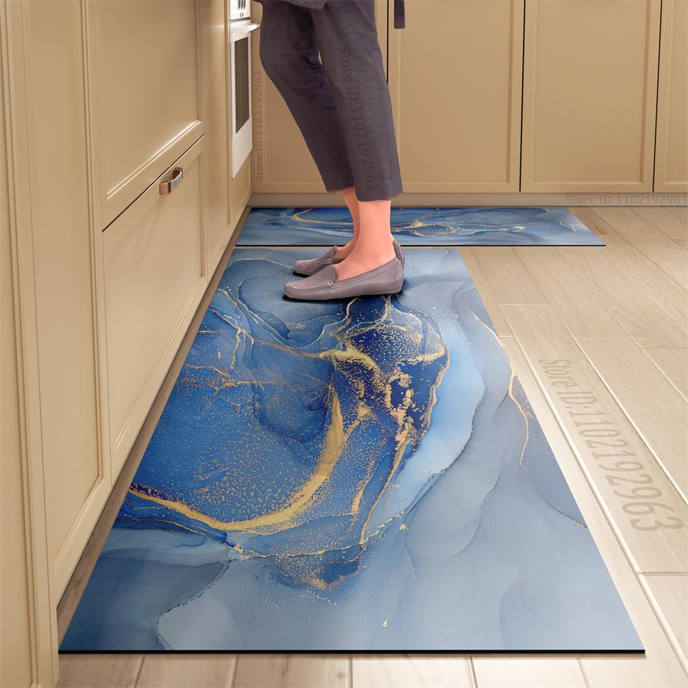 Rutschfeste Küchenmatte Lange Teppiche Kristall-Samt-Teppich für Wohnzimmer Absorbierende Fußmatten Schlafzimmer-Fußmatte Alfombra Kleine Teppiche