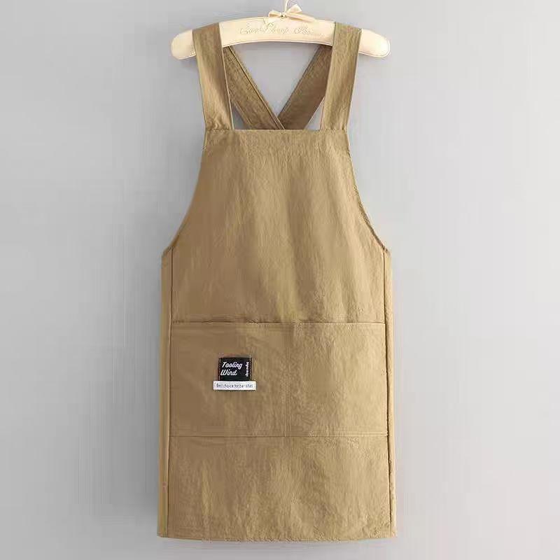 Lightweight Water-Repellent Kitchen Apron: Anti-Stain Waist Apron for Cooking, Catering, and Custom Workwear
