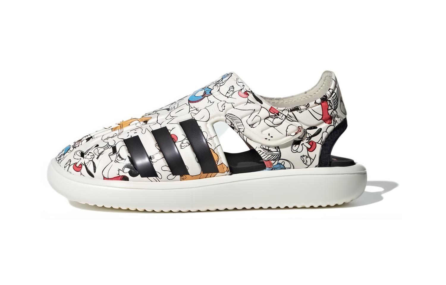 

adidas Водные Сандалии Disney Цвет Off White Черный Core Черный Белый Cloud Белый PS IF0927 33