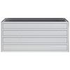Garden Raised Bed 100 X 40 X 45 Cm Galvanized Steel Silver