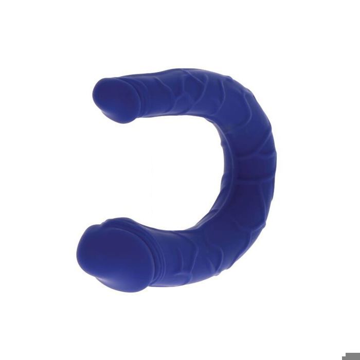 GET REAL - MINI DOUBLE DONG RÉALISTE BLEU -