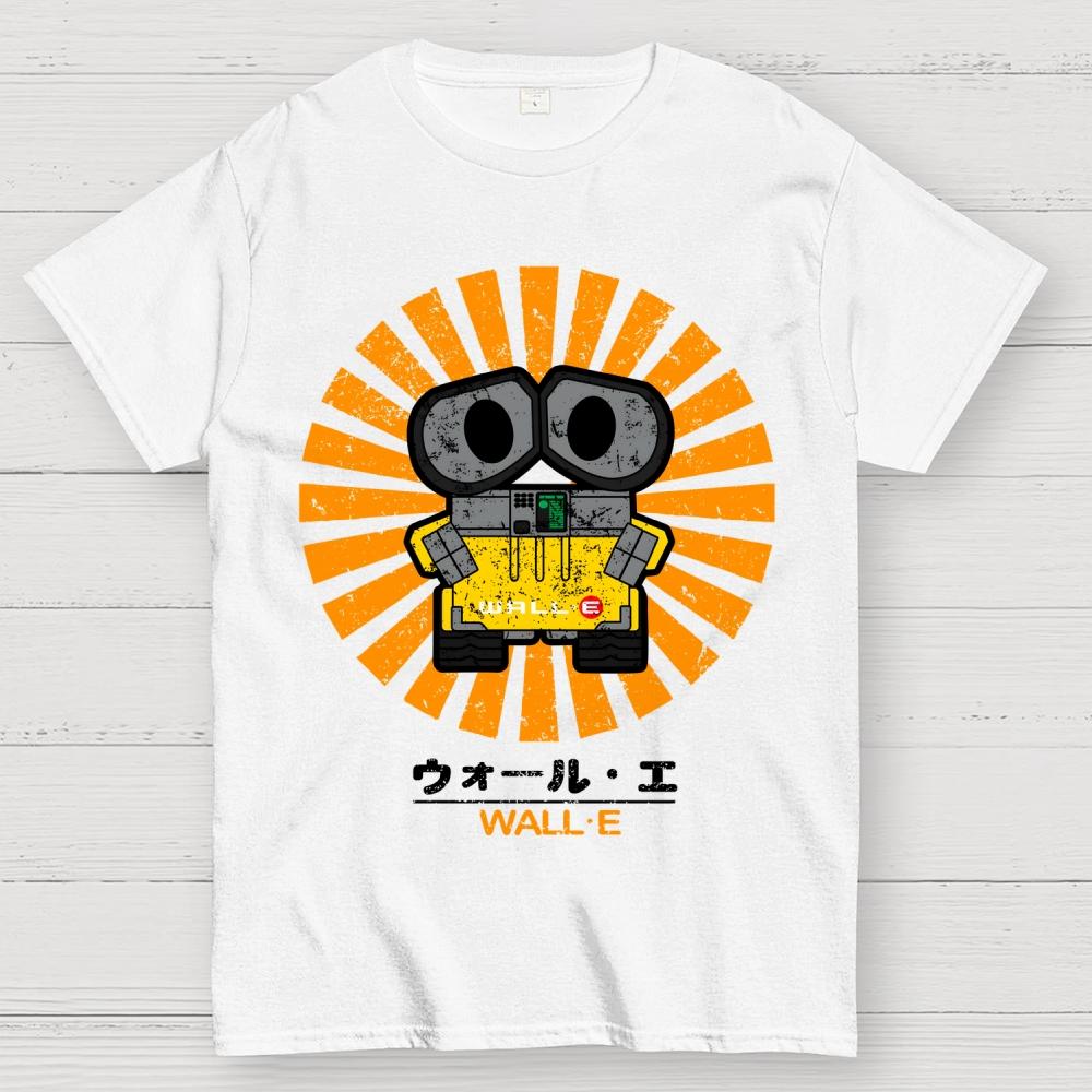 Wall E Retro Baumwolle Sommer Lässig Cool Locker T-Shirt