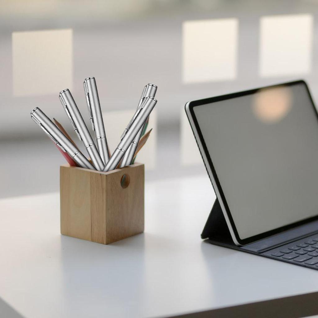 10 Stück Dreh-Kugelschreiber Metall-Kugelschreiber Büro-Schreibstift Schreiben leichtgängig Gast-Eintragsstift für Büro