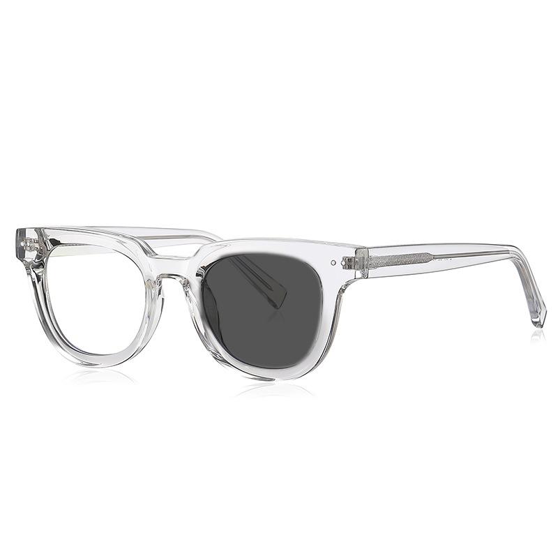 New Square Glasses Frame Photochromic Anti Blue Light Computer Reading Glasses For Men Prescription Glasses Women Eyewear