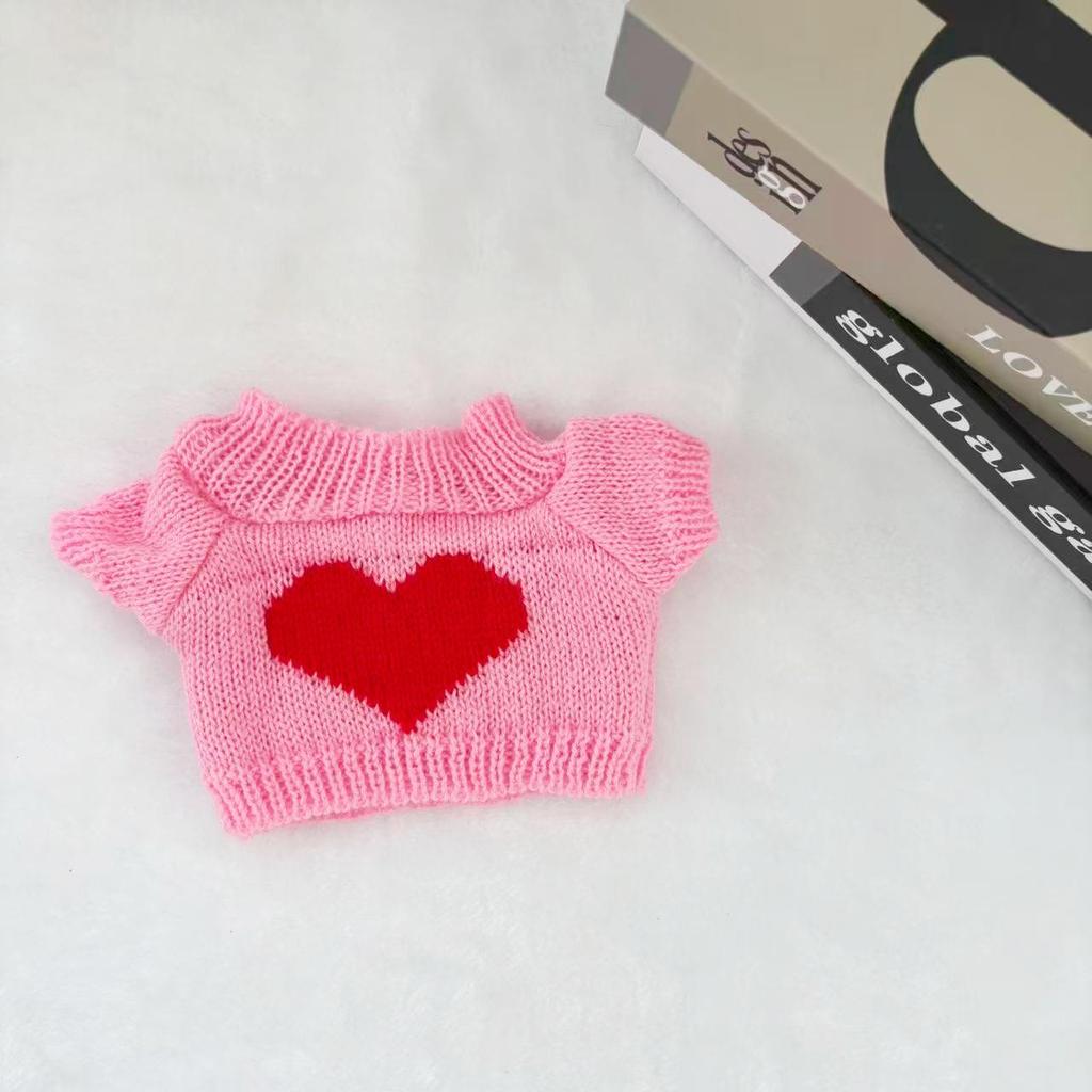 Little Bear Cotton Hoodie Sweater for 30cm Plush Doll Toy Accessories