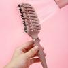 Hair Styling Tool Porcine Bristle Hairbrush Hair Accessories Rolling Curly Comb  Men/Women