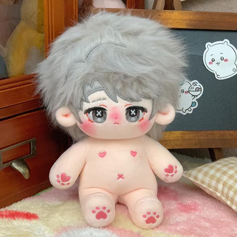 20cm Kawaii Anime Game Clothed Cotton Doll Cosplay Soft DIY Plush Doll Can Change Clothes Cute Birthday Gift for Kids