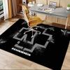Rammstein Band Logo T-Shirt - Official MerchandiseOffice Mat Perfect for Home Decor Office Desk Chair Rugs Chair Carpet for Office Polyester