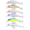 6pcs Fishing Lures Hard Bait Minnow Crank Bait with Double Hook Bass Crankbait Wobblers
