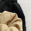 Unisex Kids Double Layer Cotton Casual Korean Style Cargo Long Pants