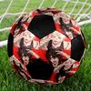 Soccer Ball Colorful Machine Stitched PVC Size 5 Team Training Competition Ready Durable High-Bounce Cool Sports Gift