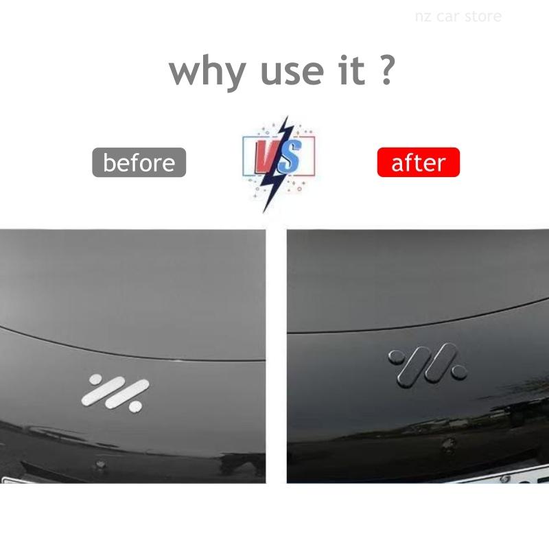 For IM Motors MG IM6 LS6 IM5 L6 Front Hood Logo Cover Emblem Sticker Styling Auto Body Rear Trunk Badge Modification Accessories