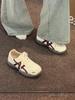 Korean Retro Sporty German Women's Trainer 2025: Thick-Soled Casual White Shoes