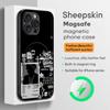Popular K-Ken Car-son Singer Phone Case For iPhone 17 16 15 14 13 12 11 Plus Pro Max High-end Luxury Magsafe Sheepskin