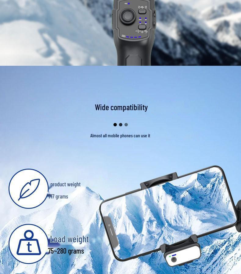 L9Lite Drei-Achsen Handy-Stabilisator für flüssige Fotografie