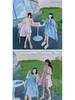 Spring/Summer 2024 French Sweetheart Square Neck Puff Sleeve A-Line Maternity Dress
