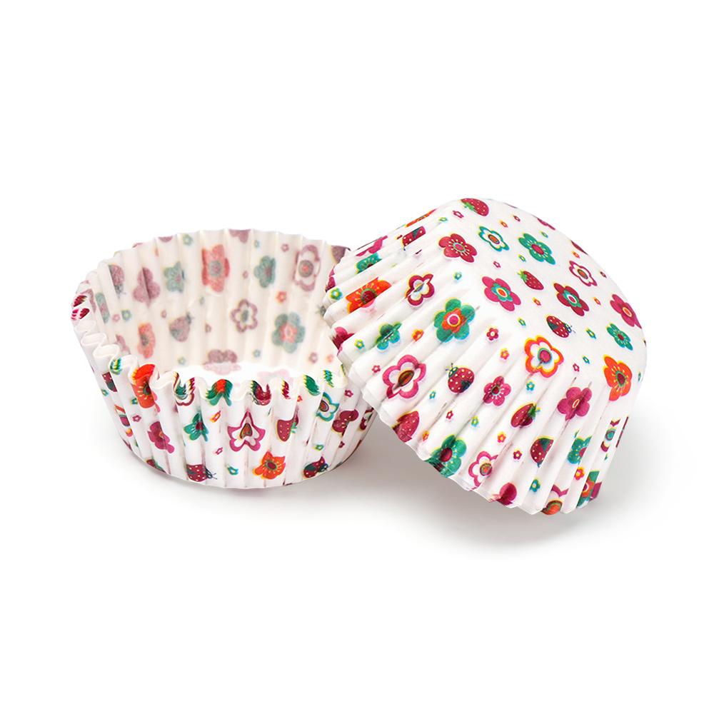 100Pcs CupCake Cake Mold Muffin Box Oil Proof Paper Holder Cup Case Baking Tools DIY Cake Decorating Birthday Party Supplies