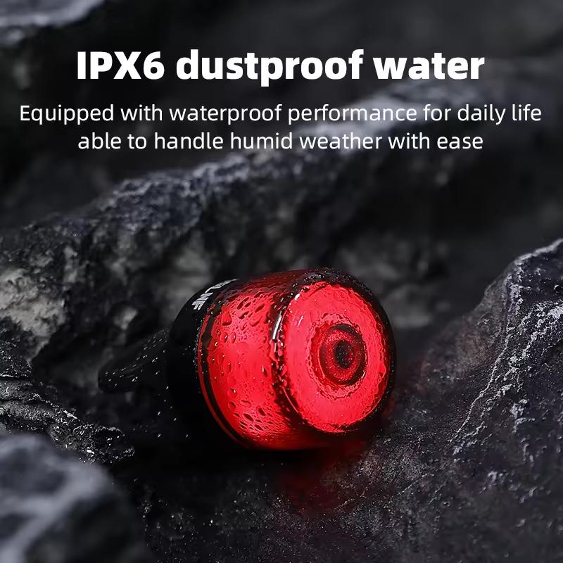 Aluminum Alloy Bike Tail Light USB RechargeableTail Light for Bicycle Mountain Road Bicycle Tail Light