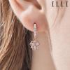 [ELLE Jewelry] 14K GF Flower Charm One-Touch Earrings ELGPEE536