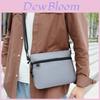 Mens Business Casual Nylon Slim Shoulder Bag With Lightweight Design For Travel And Commuting