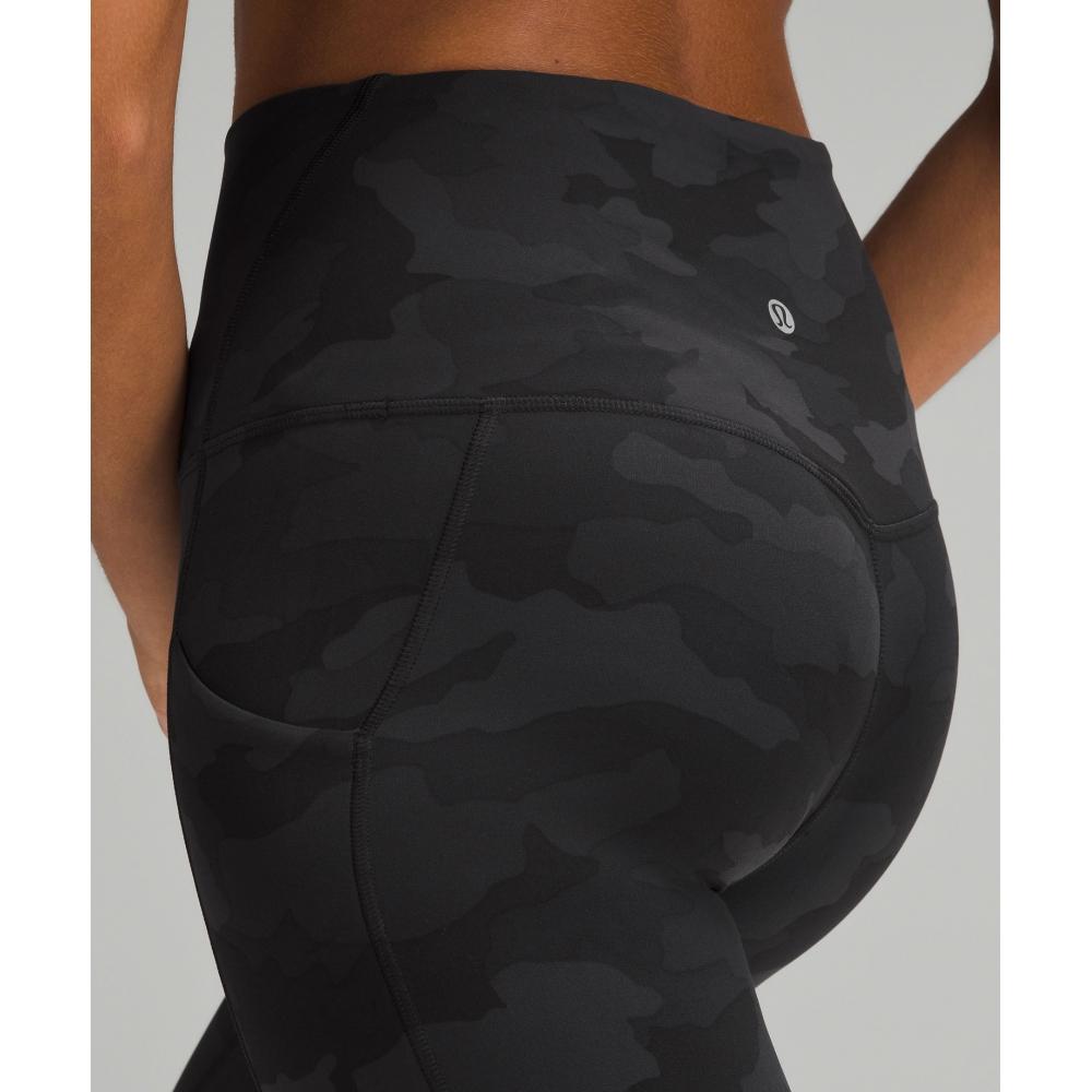 Lululemon Align  High Rise Pant With Pockets 25  Heritage 365 Camo Deep Coal Multi