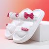 Stylish Eva Summer Sandals For Girls Featuring Breathable Soft Sole Design In Black Pink And Green