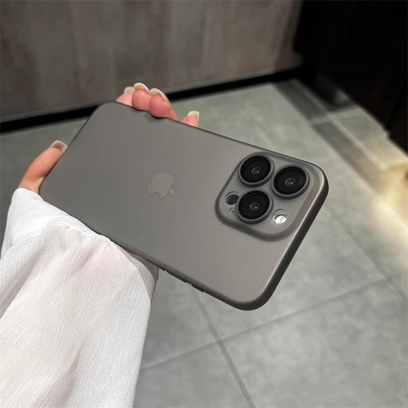 Applicable To Apple 16 ProMax Premium Matte Phone Case Full Inclusive IPhone 15 Simple Soft Shell 14 Protective Case