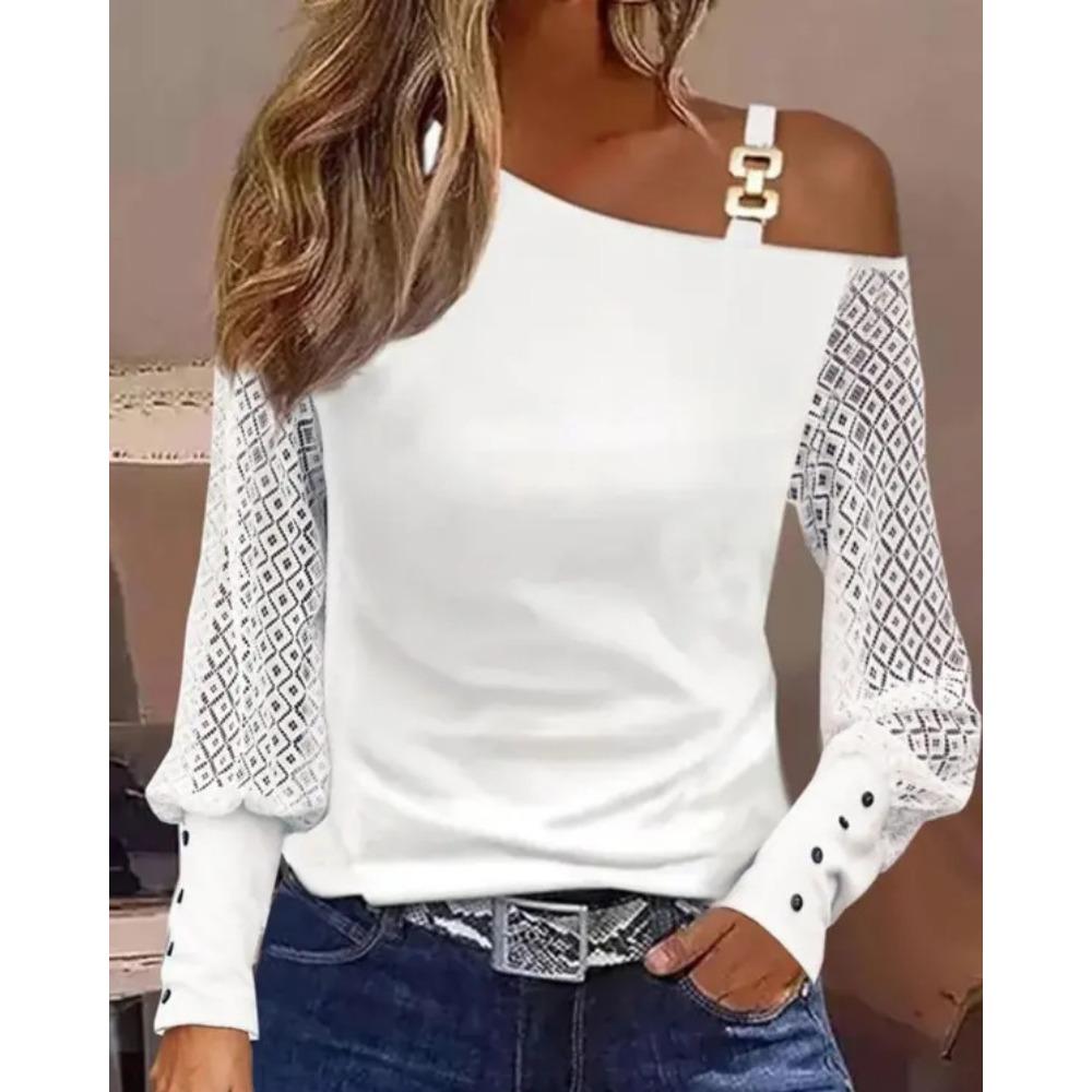 

JPNTKY Женская мода повседневные блузки и рубашки с длинным рукавом осень-зима XXL