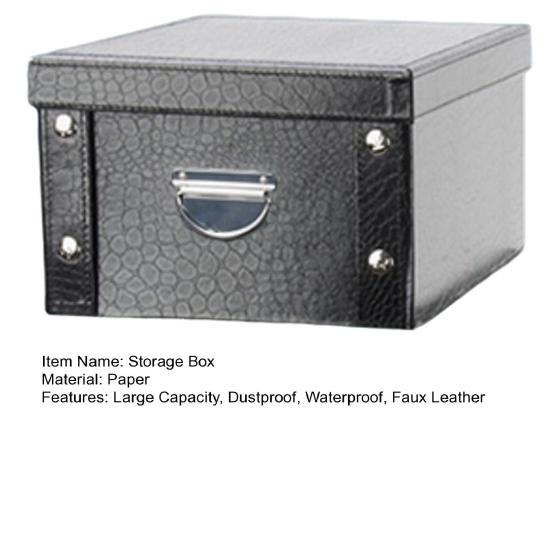 Foldable Storage Box with Lid And Handle Large Capacity Dustproof Waterproof