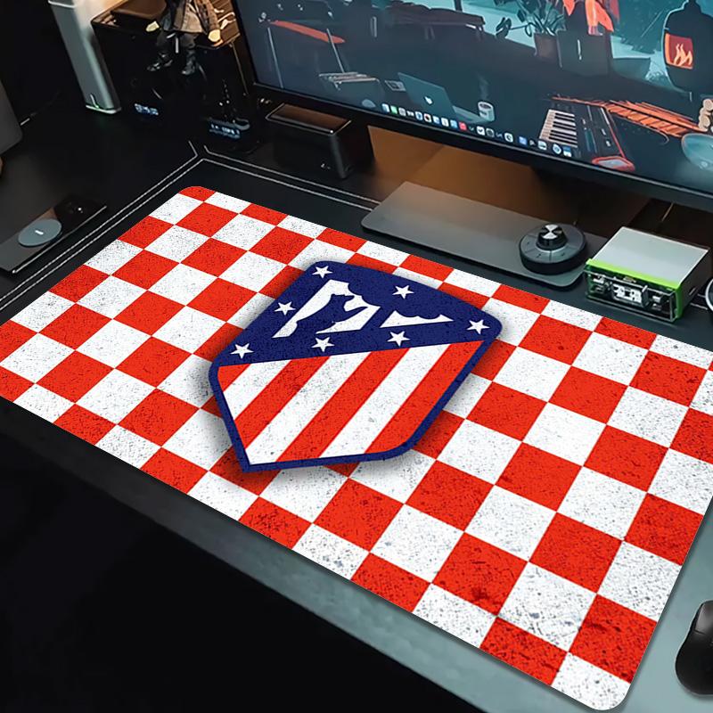 Atletico Madrid Color Mouse Pad Large Gaming Table Cushion Non-slip Laptop Tablet Big Mousepad XXL Mat Mini PC Playmat With Lock edge