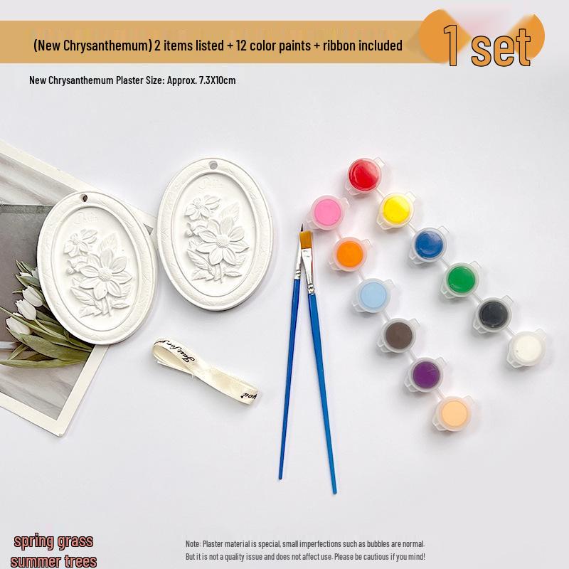 Mini Plaster Doll DIY Coloring Kit – Handmade Creative Toy & Gift Ornament