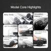 1:32 DongFeng MengShi Honda Accord Police Car Model Toy Metal Diecast Pull Back Doors Opend Vehicles Models Boys Holiday Gifts