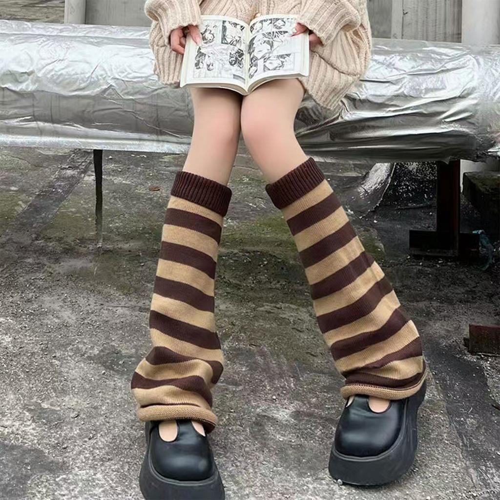 JK Socks Jk Stocking Lolita Leg Warmer Socks Slouch Socks Women Print Leg Warmer Punk Lolita Knee Socks Gothic Long Sock
