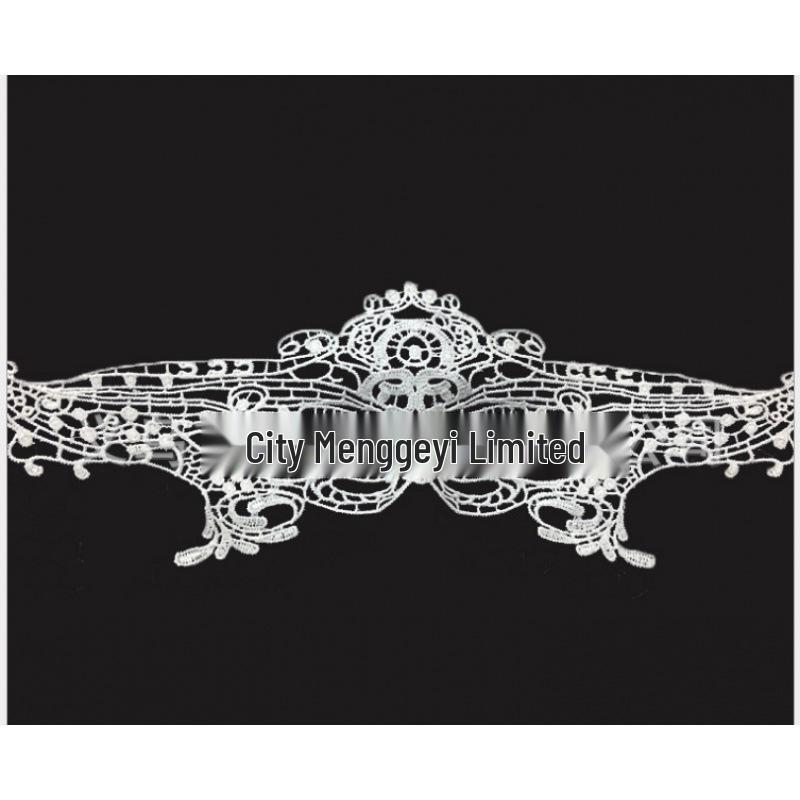 

Chic Lace Cutout Masquerade Eye Mask - Multi-Style Performance Makeup Accessory for Christmas and Party Events One Size