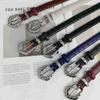 Women's Belt Women's Leather Thin Belt Fashion Versatile Casual Decoration Small Belt Belt