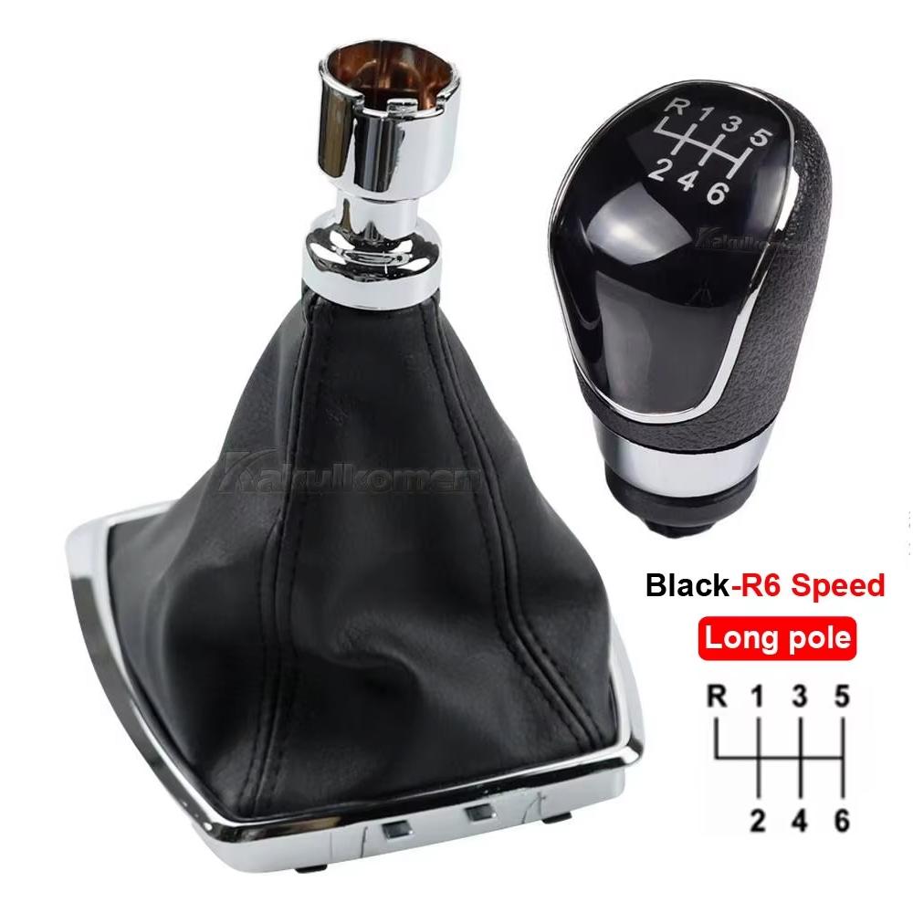 Car Shift Dust Cover For Ford Kuga I 08-12/C-Max 07-10 Manual Gearshift Lever Knob Gaiter Boot GB64637AA 1639784 8V4R-7P002-KB