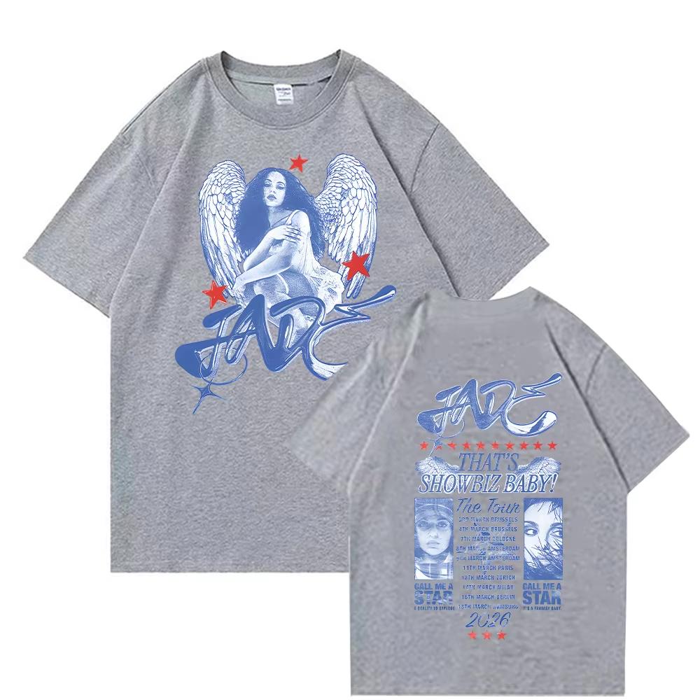 ThatS Showbiz Baby Tour 2026 T-shirt con data Jade Thirlwall T-shirt Estive Cotone Alta Qualità Nuova Punk Abbigliamento Top Unisex