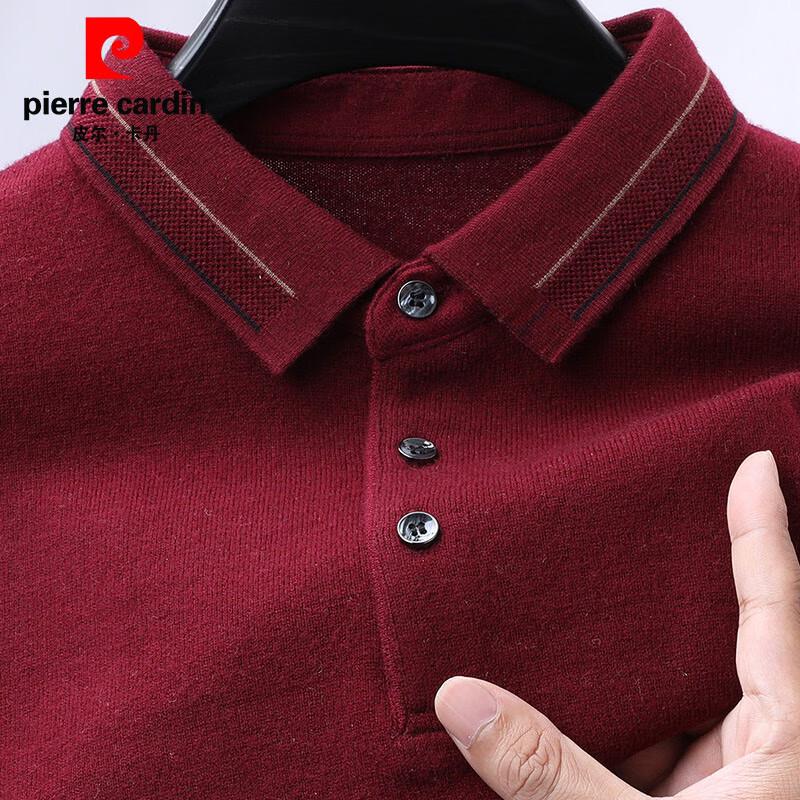 

Pierre Cardin Men s 100% Wool Turnover Collar Sweater 2XL 185/100A