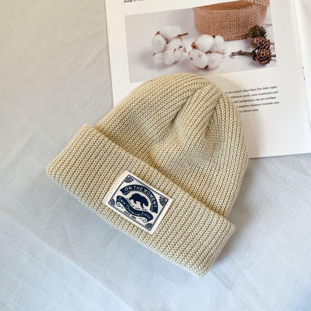 Street wear Solid Colors Knitting Beanie Women Skullies Hat Fashion Design Korean Style Hat