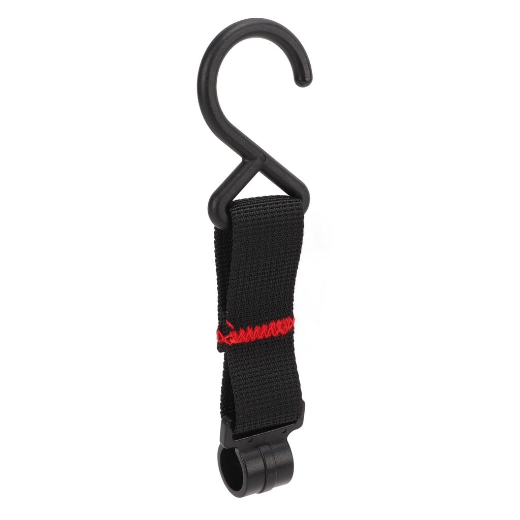 Camping Outdoor Tableware Hook Awning Tent Clothes Hanging Hook for Picnic Hiking Black