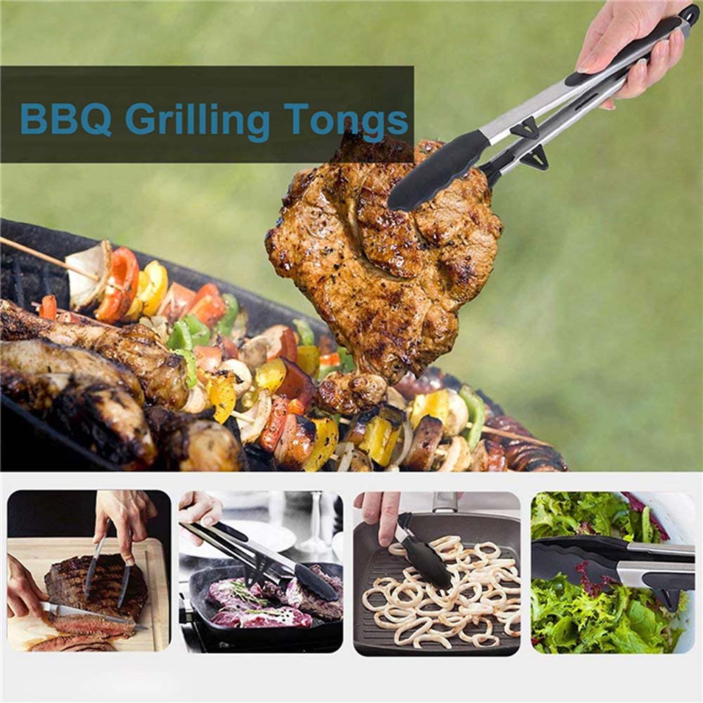 Restaurant Kitchen Accessories Noodle Buffet Bread Clip Food Folder Kitchen Tongs BBQ Grill Tongs