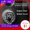 New New 1pcs Car Styling Engine Start Stop Switch Button Cover Sticker For VW Volkswagen Golf Polo Passat Touran Jetta acce